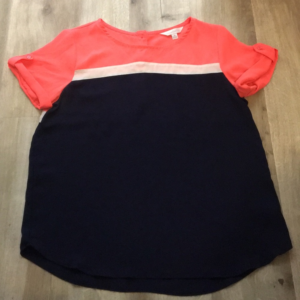 Blue and Pink Shirt